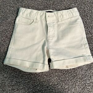 GAP white jean shorts